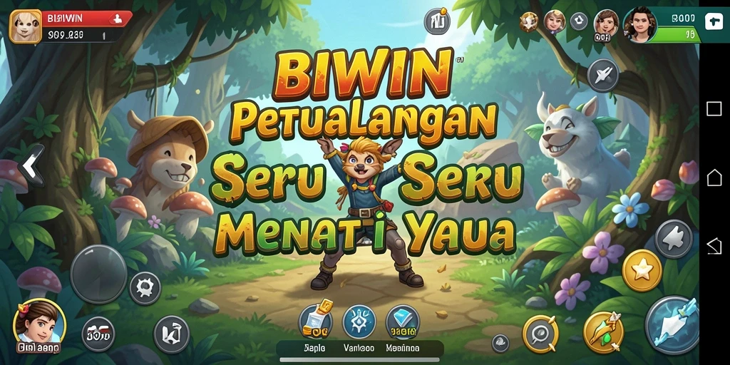 Penampakan gameplay BIWIN yang menantang dan mendebarkan.