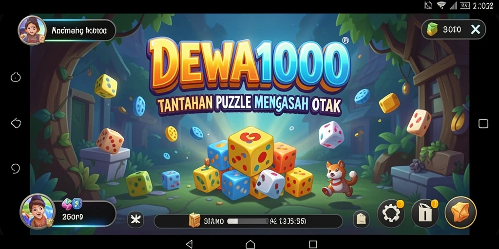 Tampilan gameplay DEWA1000 yang menarik dan seru.