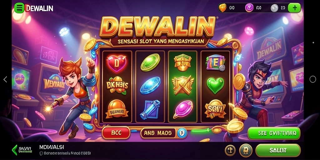 Tampilan gameplay menarik dari DEWALIN yang memikat pemain.