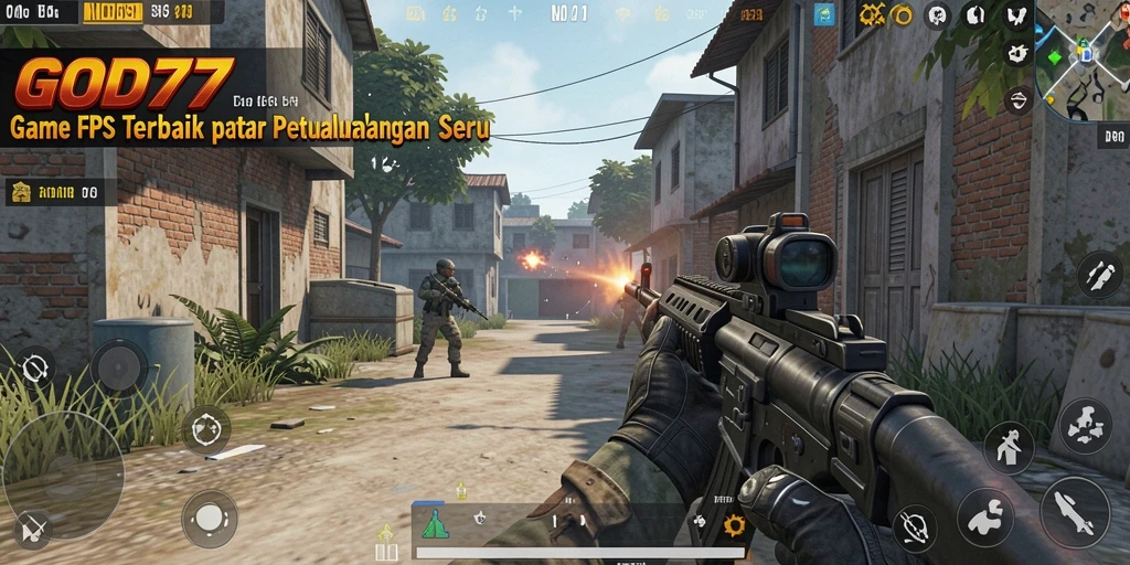 Tangkapan layar menunjukkan gameplay mendebarkan di GOD77.