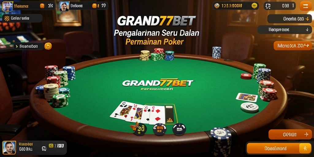 Tampilan gameplay seru di GRAND77BET dengan pemain aktif.