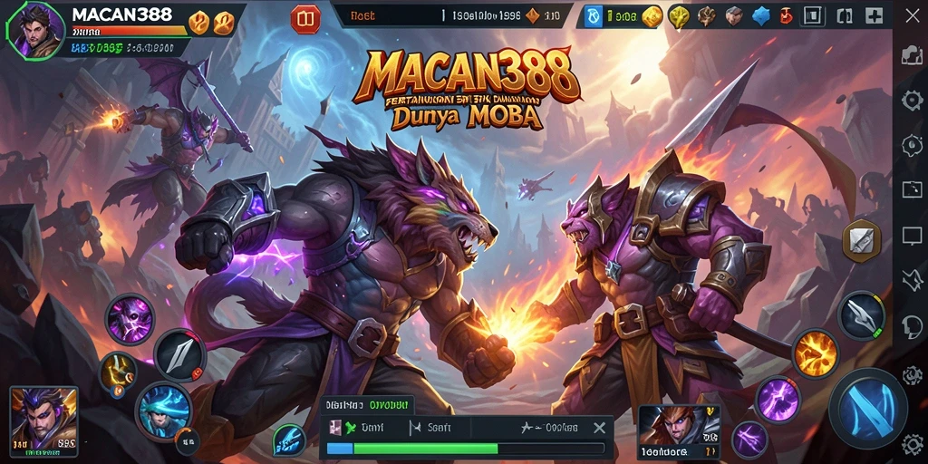 Tampilkan gameplay seru dari MACAN388 dalam pertarungan tim yang mendebarkan.