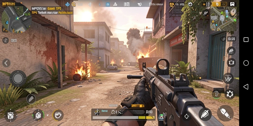 Gameplay menarik dari MPO555 yang memacu adrenalin.