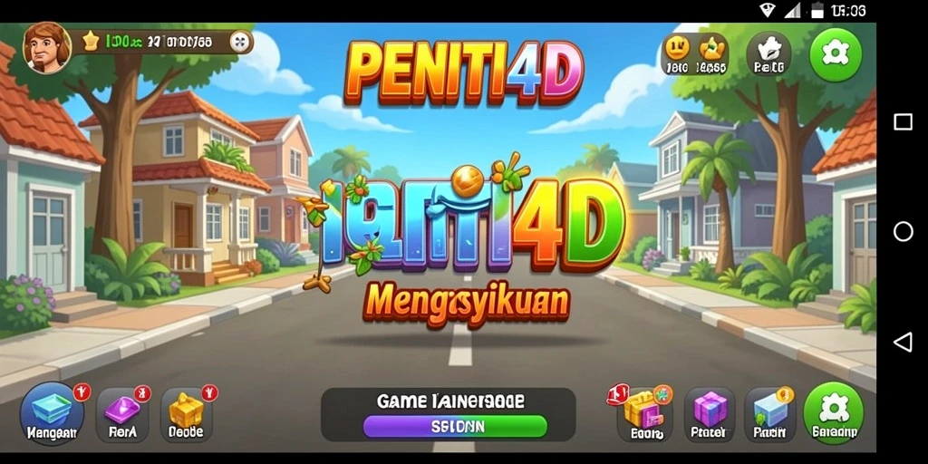 Tampilan gameplay menarik dari PENITI4D yang penuh warna.