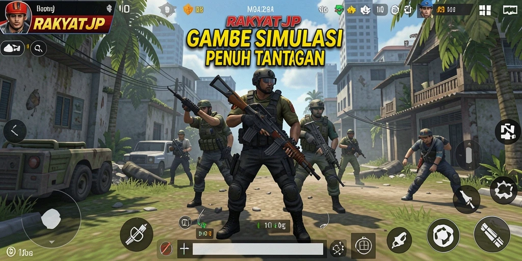Tampilan gameplay RAKYATJP yang mendebarkan dan interaktif.