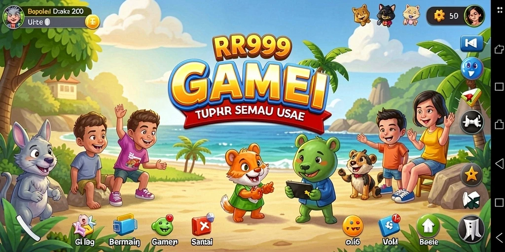Tampilan gameplay menarik dari RR999 yang menghibur.
