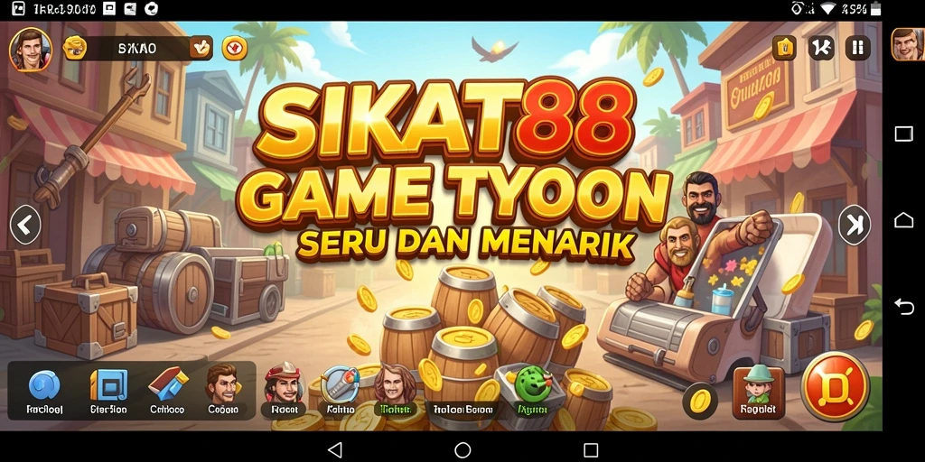Tampilan gameplay menarik dari SIKAT88 yang menunjukkan aktivitas bisnis.