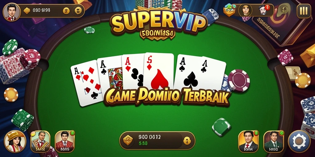 Tampilan gameplay seru dan grafis menarik dari permainan Domino.