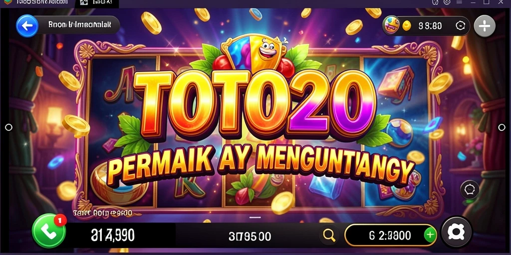 Tampilan permainan Slot TOTO20 yang menarik dan penuh warna.